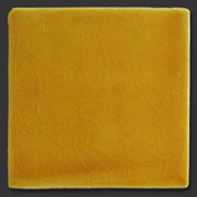 Glasierte Terracotta, Serie "AK", Amarillo Miel 10x10 cm / 13x13 cm