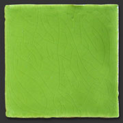 Glasierte Terracotta, Serie "AK", Verde T-5 10x10 cm / 13x13 cm