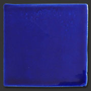 Glasierte Terracotta, Serie "AK", Azul Cobalto 10x10 cm / 13x13 cm