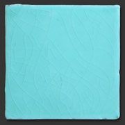 Glasierte Terracotta, Serie "AK", Verde Mar 10x10 cm / 13x13 cm