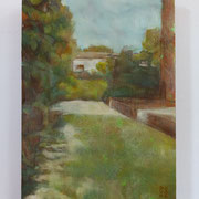 “Estate a pioltello, olio su tela, cm. 30 x 40