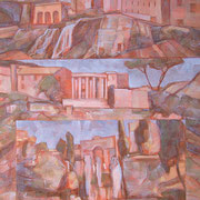“Tivoli”, olio su tela, cm. 35 x 50 