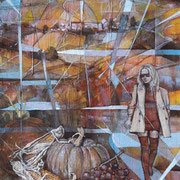“Autunno”, olio su tavola, cm. 40 x 60