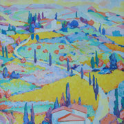 “La strada che va (o che viene)” - olio su tela cm. 50 x 40 – Monza, collezione privata