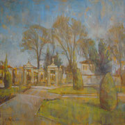 “Autunno a Cernusco” - olio su tela cm. 60 x 60 