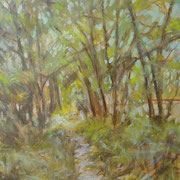 “Sentiero lungo la Martesana” - olio su tela cm. 35 x 50