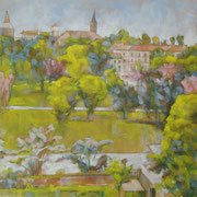 “Primavera a Pavia” - olio su tela cm. 40 x 60 – Besana Brianza, collezione privata