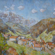 “Selva di Valgardena” - olio su tela cm. 45 x 60 - Bassano del Grappa, collezione privata