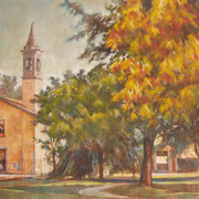 “Grande Santa Maria” - tecnica mista su tela cm. 100 x 158 - Carugate, collezione privata