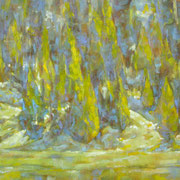 “Pomeriggio in pineta” - olio su tela cm. 50 x 40