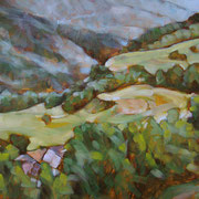 “Fondovalle a Cavalese” - olio su tavola cm 30 x 40 - € 600,00
