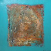 Aléna - Technique mixte - 50x50cm (collection privée)