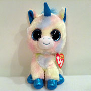 Blitz: "Blitz is our shiny new unicorn, she has great big eyes and a sparkly horn."