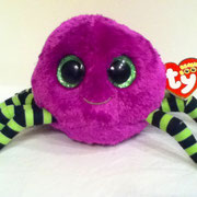 Crawly purple: "Look at my frightful stare, cross me only if you dare!"