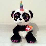 Paris: "A cuddle buddy with a rainbow horn, the cutest panda that was ever born!"