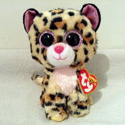 Lacey: "Who is that cutie with all the spots? It's Lacey the leopard, who's loved lots!"