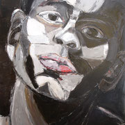 Sans titre, huile sur toile 122/100