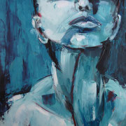 Lisbeth, huile sur toile 100/65