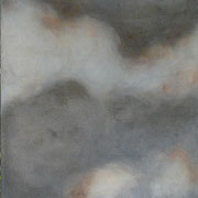 Sans titre, huile et pigments sur toile 50cm x 150cm