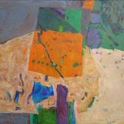 Sans titre, huile sur toile, 107 x 132 cm