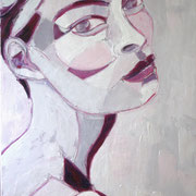 Sans titre, huile sur toile 130/89