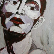 Sans titre, huile sur toile 130/89