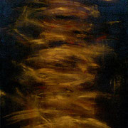 Sans titre, huile et pigments sur toile 50cm x 150cm