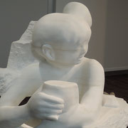 「冬の日-考える人-」　　2016　　大理石