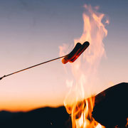 Lagerfeuerromantik beim Bauernhofurlaub in der Eifel