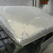 Paint removal from roof