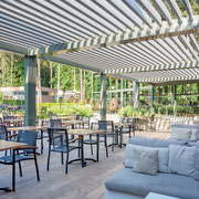 horeca terras, zonwering horeca, windscherm horeca, overkapping horeca, solis, zonwering amsterdam, zonwering haarlemmermeer