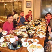 22日 夕食はバイキングで