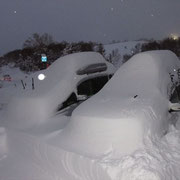 22日 2日間でこれだけ積もった、雪下ろしが大変だった