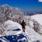 竜王山への分岐付近