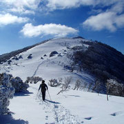 綿向山への尾根