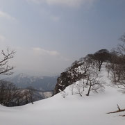 ボタン岩が見えてきました