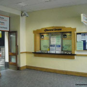 Interior de la estación de Galway (cortesía Raúl Segarra)