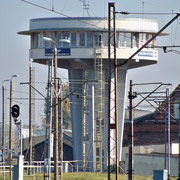 Torre de Control de trenes en la estación Warszawa Wschodnia
