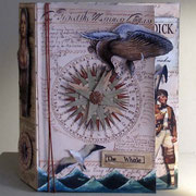 Moby Dick Paper theater  19x15x5