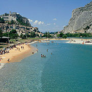 Sisteron et son plan d'eau