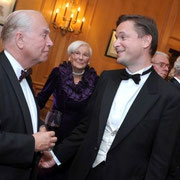 Minister van Staat Mark Eyskens, Carl Grouwet; Geburtstag Edgar Parser; Brüssel, 02. Oktober 2008