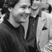 Esa-Pekka Salonen, Carl Grouwet, Probenanfang Saint-Francois d'Asis, Salzburger Festspiele 1992, Foto Schaffler, Salzburg