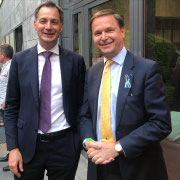09.05.2022 Europatag Berlin: Alexander De Croo, Erster Minister, Carl Grouwet, Botschaft des Königreich Belgien