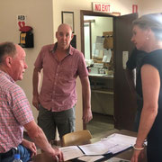 2019 01 25 Senator Bridget McKenzie, Federal Minister for Sport,  visited the club to discuss our progress.