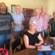 2019 01 25 Senator Bridget McKenzie, Federal Minister for Sport,  signed up as our newest club member.