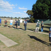 2018 11 17  Craig Davey refereeing the annual High Gun Champion of Champions Shoot Off. Mick Rowan, Jacob Motha, Alex Gobbo, Liam Shore, Tom Davey, David Luelf, Graham Coyle & Trevor Hicks.