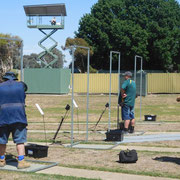 2011 11 11  Bruce Henshall refereeing B Grade shootoff - Gary Byron & Marc Connell
