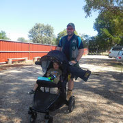 2019 02 10 Sporting Clays competition. Ross Coates brought his son Max along for the day.