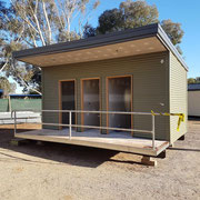 2019 05 05 Our new toilet block at the factory in Mansfield. It's nearly ready.