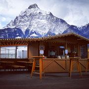 Massivholzhütte